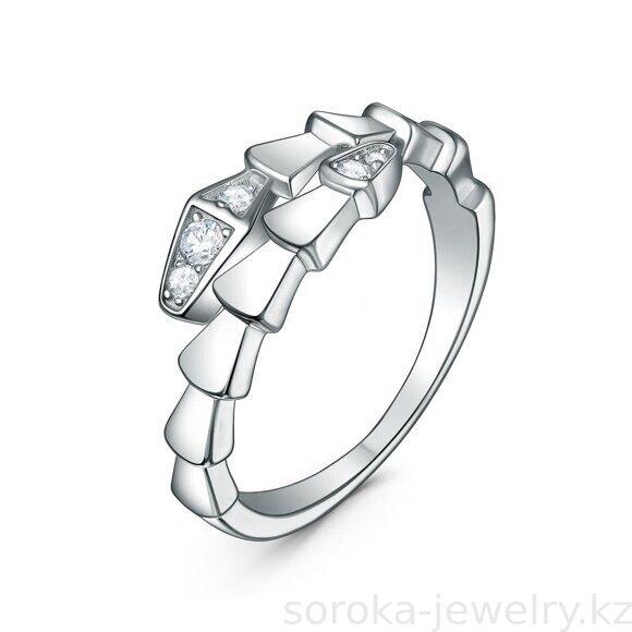 Кольцо из серебра змейка (5650307348906 )