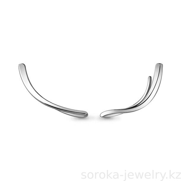 Серьги из серебра зажим (32521050 )