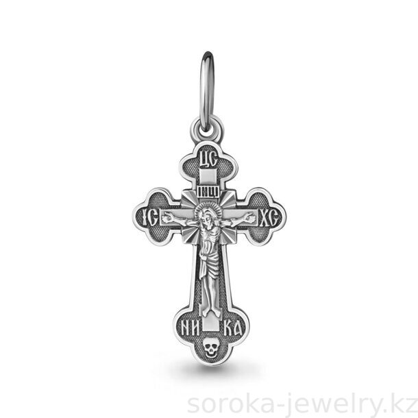 Подвеска из серебра крест православный (29716058 )