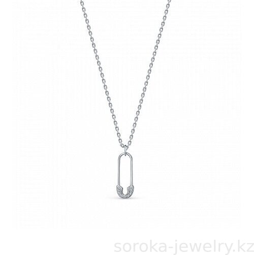 Колье из серебра булавка (7300085794546 )