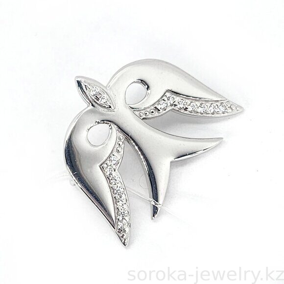 Брошь из серебра Ласточка (9800033415427 )